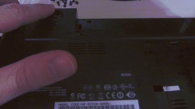 Замена ремонт термопасты ноутбука Samsung rc520 510 530 смотреть онлайн