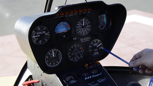 Приборная панель Robinson R44 смотреть онлайн