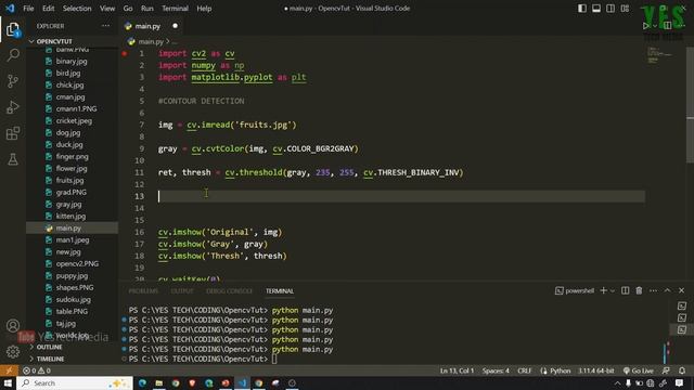 Contours Detection | OpenCV-Python Computer Vision | Malayalam Tutorial | Part-23 смотреть онлайн