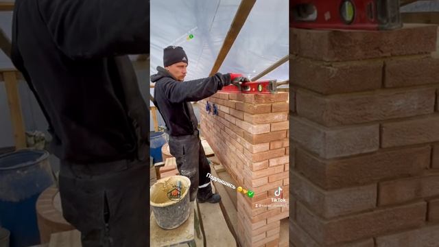 Укладка кирпича в тело барбекю-комплекса. Сколько времени??Беларусь Пинск #домпечникаkasko