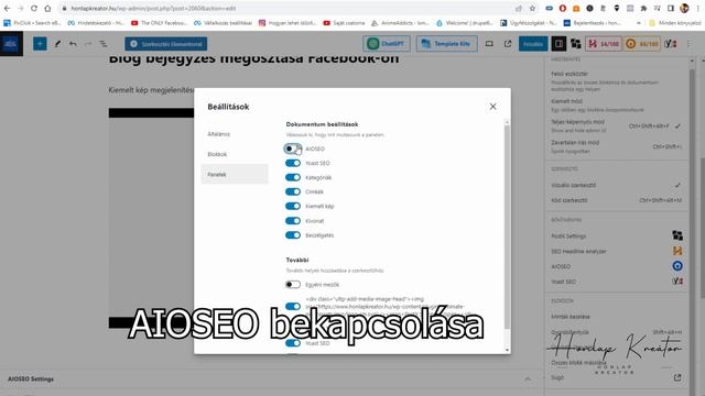 Blog bejegyzés megosztása kiemelt képpel смотреть онлайн
