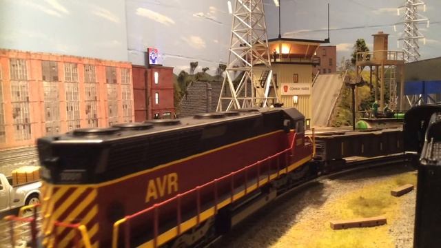 MTH Railking Scale AVR (Allegheny Valley Railroad) SD45 's CUSTOM PAINTED #3002 & 3001 смотреть онлайн