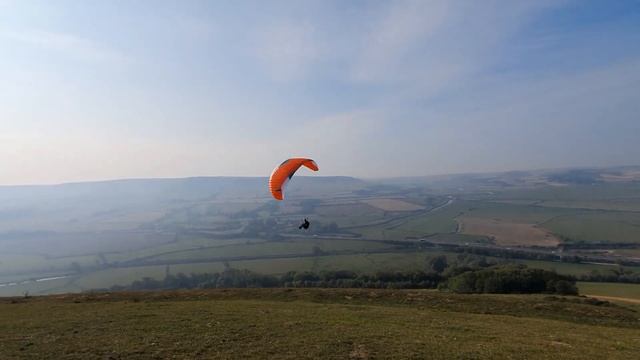 Advance PI 3 light hike & fly paraglider - first launch, flight and landing смотреть онлайн