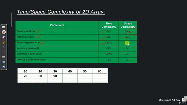32. S03-L11 : Time Complexity of 2D Array смотреть онлайн