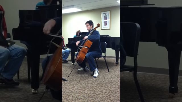 Henry performing Breval, Cello Concerto 2 in D major смотреть онлайн