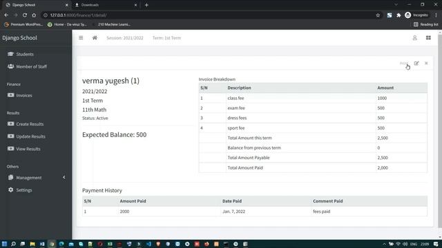Django School Management System Project with Source Code смотреть онлайн