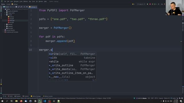 Merge PDF Files in Python смотреть онлайн