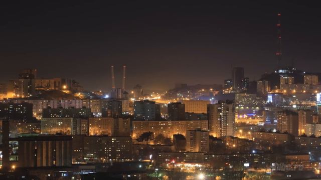 Vladivostok Nightscapes / Владивосток таймлапс