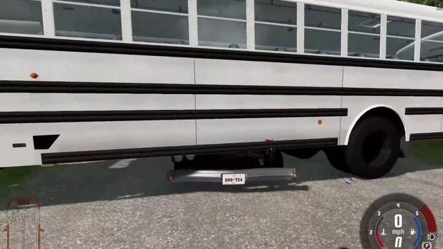 Врезались в автобус | BeamNG.Drive смотреть онлайн