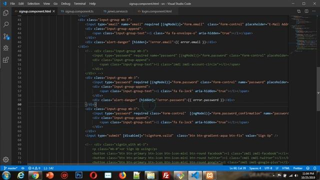 Part-4 (Register And Authentication) Angular 8 Enterprise projects with GitHub Code in Hindi смотреть онлайн