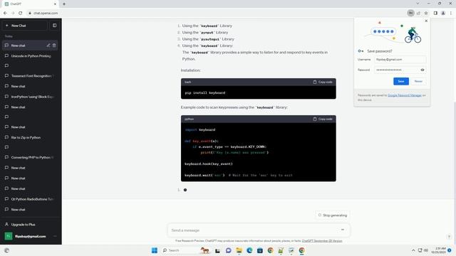Scanning Keypress in Python смотреть онлайн