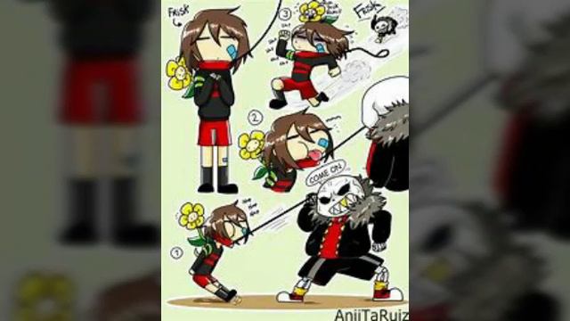 Fell  Sans  X  Fell  Frisk