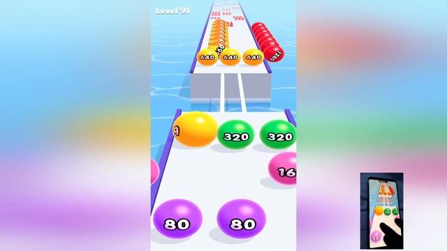 Ball Master 2048 Ball Run 3D - Gameplay Walkthrough - Levels 81-100 смотреть онлайн