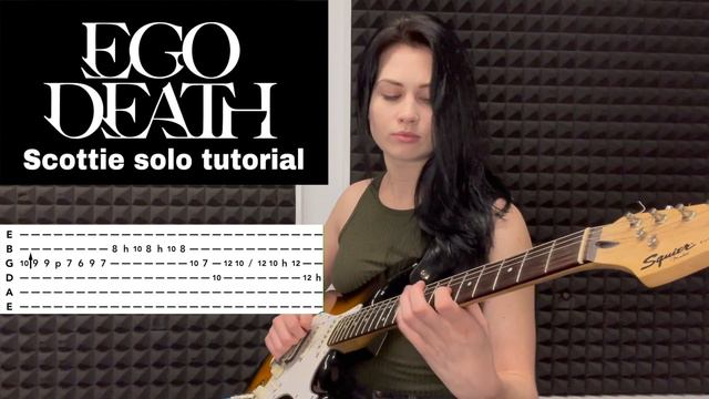 Ego Death Polyphia (Scotties solo with tablature)