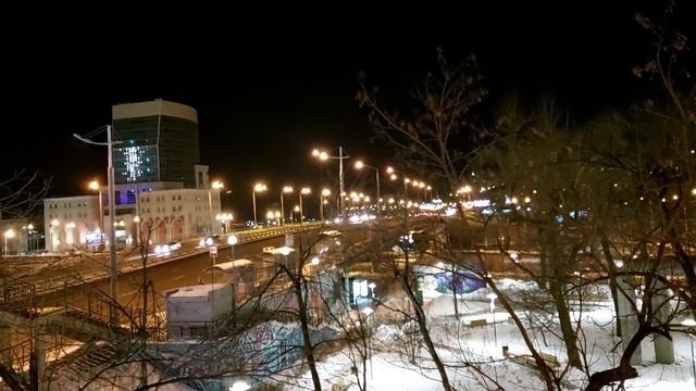 Первый день Нового 2023 года/Путепровод в вечернее время/Владивосток смотреть онлайн