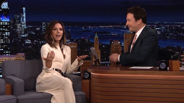 Victoria Beckham Explains Her Matching Outfits With David Beckham | The Tonight Show