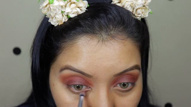 Makeup Revolution Velvet Rose Palette || Brown Smokey Eyes & Glam Eyelook