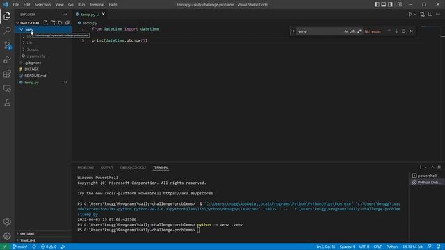 Python Virtual Environments on Windows 10 смотреть онлайн