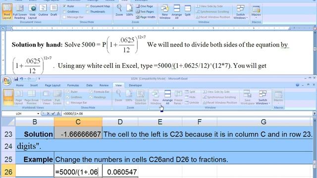 R.2.1 Solving linear equations, Excel, Applications смотреть онлайн