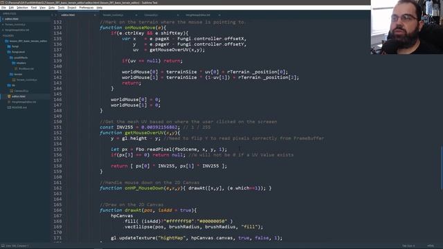 WebGL2 : 091 : Basic Terrain Editor смотреть онлайн