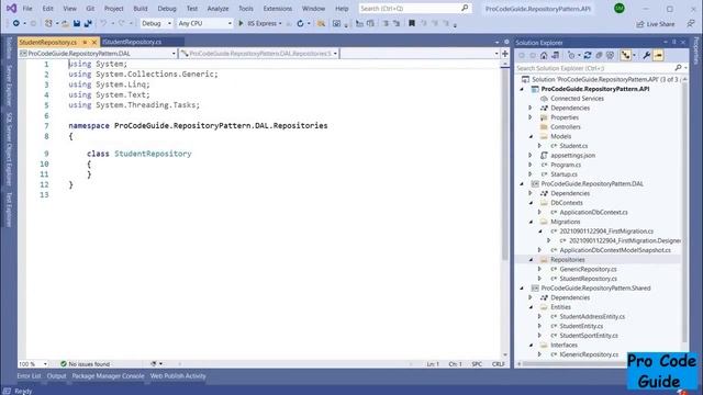 Repository Pattern in ASP.NET Core with Adapter Pattern смотреть онлайн