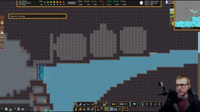 Dwarf Fortress Waterfall Fort - Rockmachines 04 смотреть онлайн