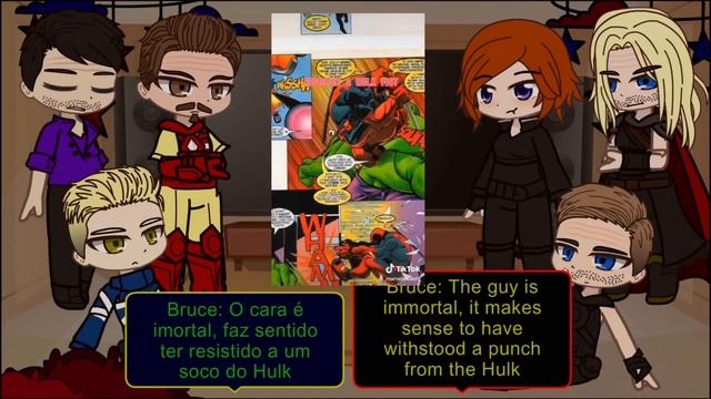 Avengers React to Deadpool || Gacha React смотреть онлайн