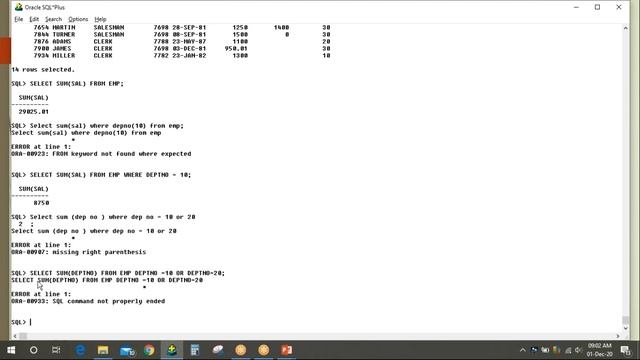 SQL Agrregate functions part-1 | With to_date n to_char examples | SQL | SkillBout смотреть онлайн