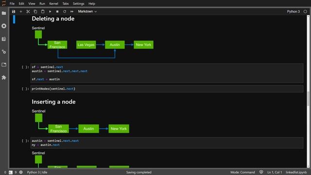 Linked List in Python смотреть онлайн