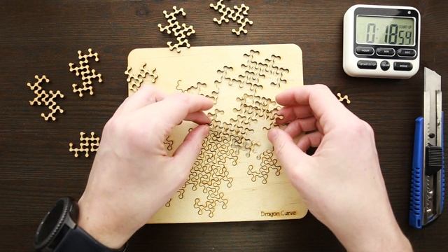 Solving Difficult Dragon Curve puzzle. смотреть онлайн