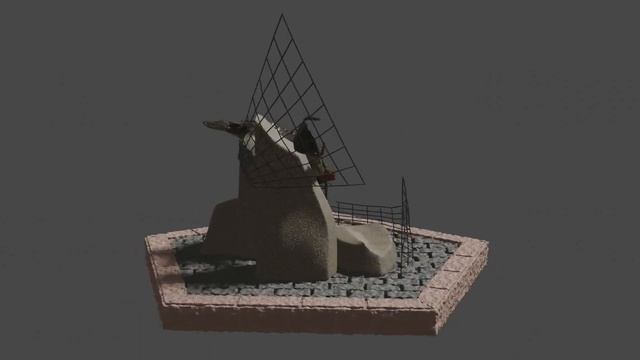 Достопримечательности в Blender #5 - Смотровая площадка «Царь-рыба» г. Красноярск смотреть онлайн