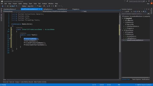 C# Access Modifiers (beyond public and private) - what they are, how to use them, and best practice смотреть онлайн