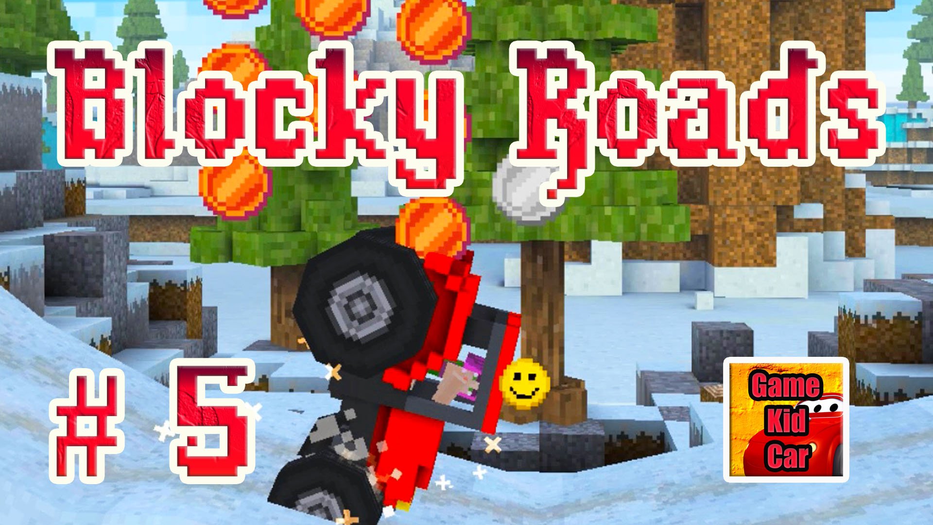Blocky Roads ПРОХОЖДЕНИЕ ИГРЫ!ИГРА КАК МАЙНКРАФТ! ПИКСЕЛЬНЫЕ МАШИНЫ! # 5 смотреть онлайн