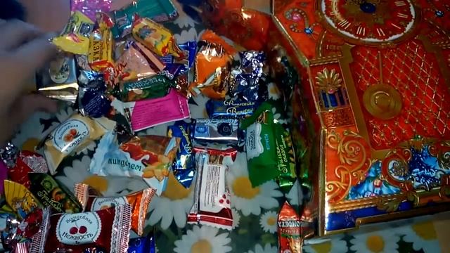 СЛАДКИЙ НОВОГОДНИЙ ПОДАРОК "ЧАСЫ"- обзор. смотреть онлайн
