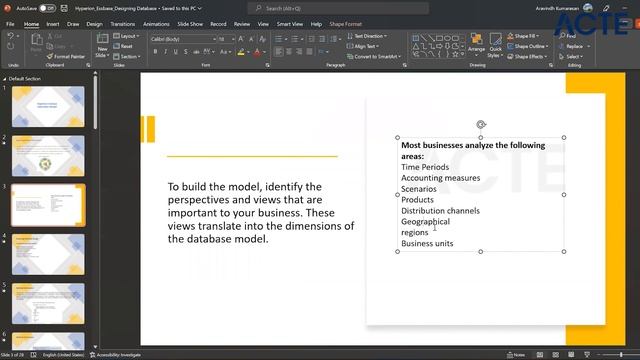 Hyperion Oracle Essbase - Selection of Sparse & Dense Dimensions | Hyperion Essbase Course | ACTE смотреть онлайн