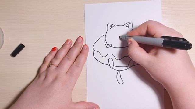 Как нарисовать КОТА - урок рисования пошагово для детей смотреть онлайн