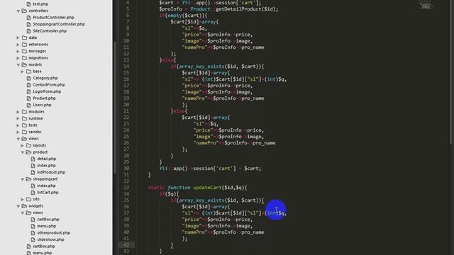 Yii Framework giỏ hàng jquery ajax (tiếp theo) step 17 смотреть онлайн