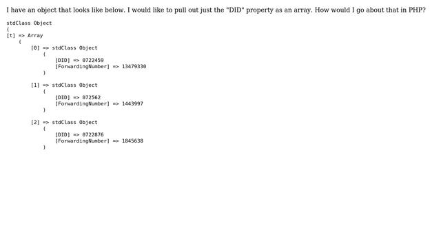 Magento: How to extract one of the properties from an object as an array in PHP? (2 Solutions!!) смотреть онлайн