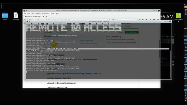 Top10REMOTEACCES On Kali linux смотреть онлайн