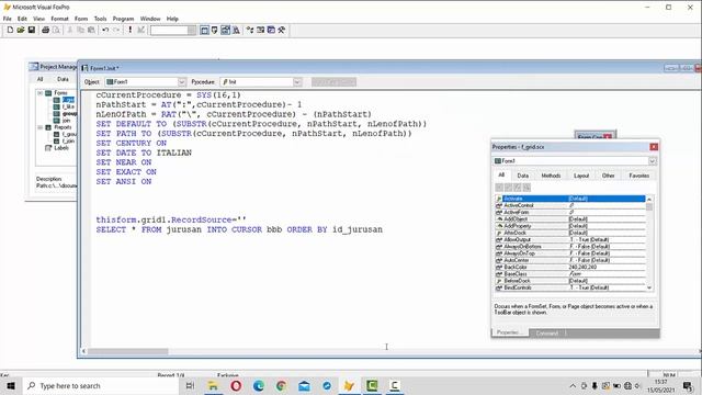How to use the Grid visual Foxpro 9.0. (Basic) смотреть онлайн