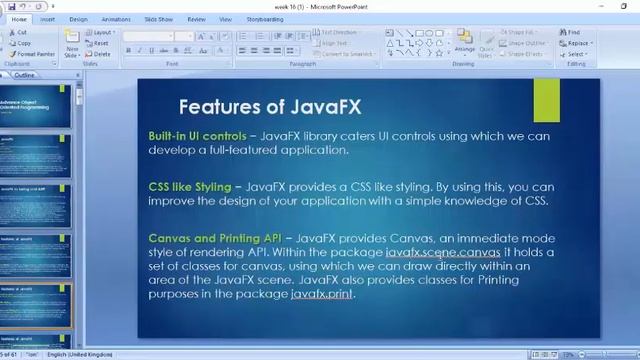 JavaFx for MCS смотреть онлайн