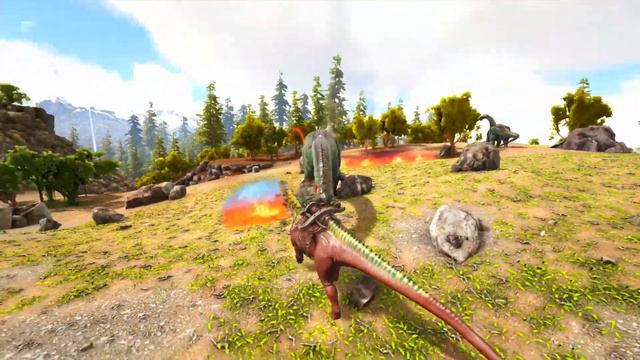 How To Spawn The Amargasaurus in Ark Lost island! смотреть онлайн