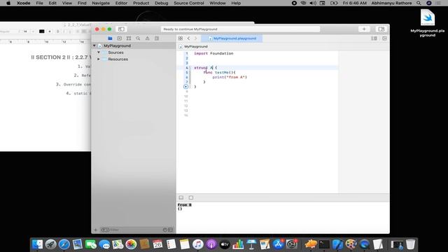 || SECTION 2 || : 2.2.7 Value(POP) & Reference(OOPs) Types in Swift смотреть онлайн