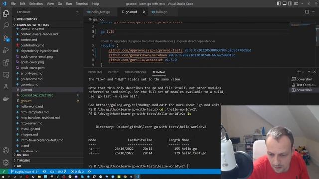 Golang, TDD Way: Hello World day смотреть онлайн