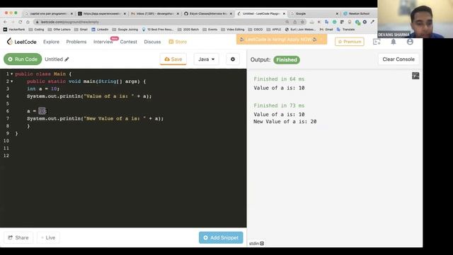 Java if else ladder,switch case Class 02 смотреть онлайн
