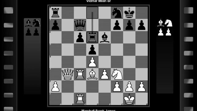 Frank Marshall: 100 Best Wins (#36 of 100): Marshall Frank James vs. Vidmar Milan Sr смотреть онлайн
