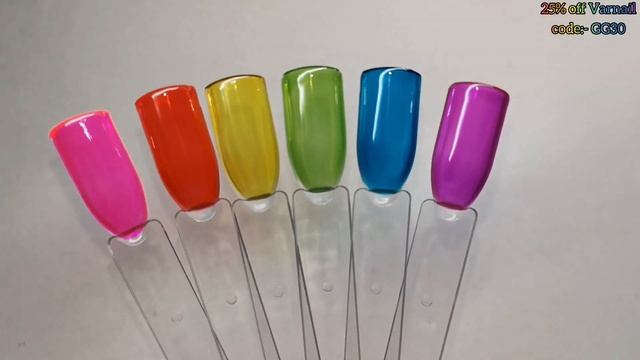 @VARNAIL rainbow candy jelly gel polish collection 25% off | The clearest brightest jelly gels ever смотреть онлайн