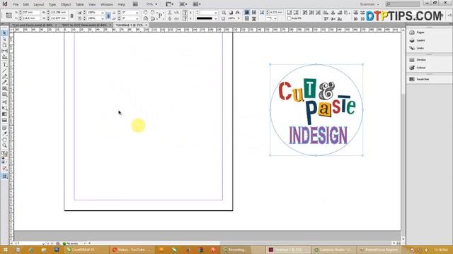 Cut, Copy and Paste Command in Adobe Indesign - Video in Hindi смотреть онлайн