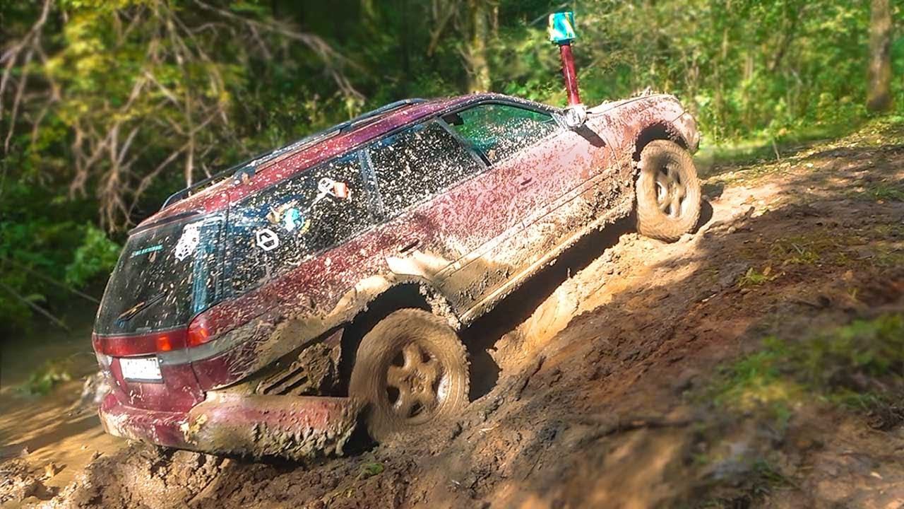 Не надо шутить с Субару! Уаз Патриот Нива и Легенда СССР Газ 69 против Off road Subaru на бездорожье смотреть онлайн