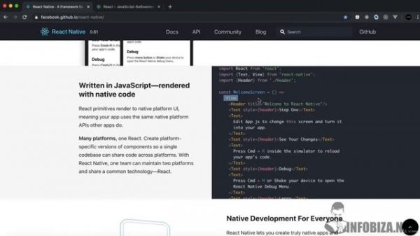 Урок 2 - Как работает React Native